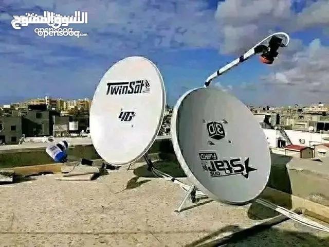 فني تركيب وتعديل كل ميخص اقمار صناعيه وشاشات داخل نطاق طرابلس