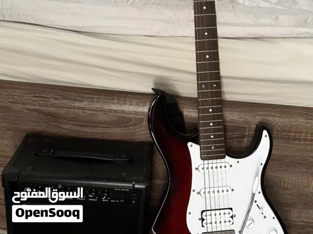 Yamaha electric guitar with yamaha amplifier