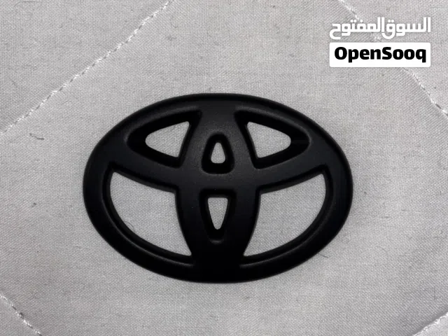 شعار سكان السياره اسود مطفي