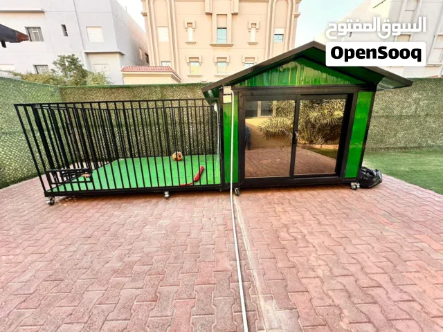 تفصال بيوت كلاب عزل صوت 80% و حراره جميع الاحجام و الاشكال