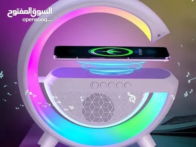 G speaker with wireless charger and multi color led