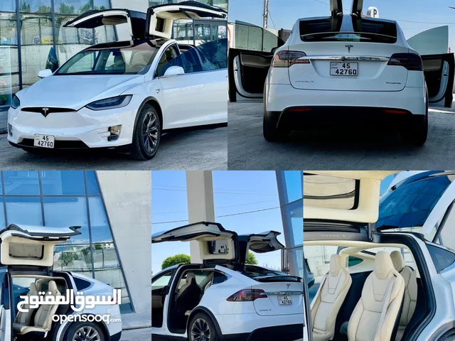 بسعر حرق اقل سعر بالسوق Tesla MODEL X 90D 2017 4*4