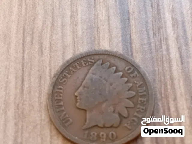 الرأس الهندي عملات أمريكية أصلية بتواريخ متسلسلة من فئة