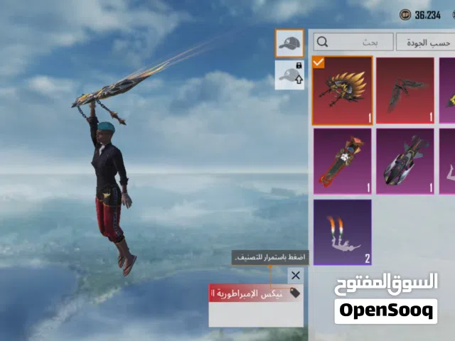 حساب ببجي للبيع
