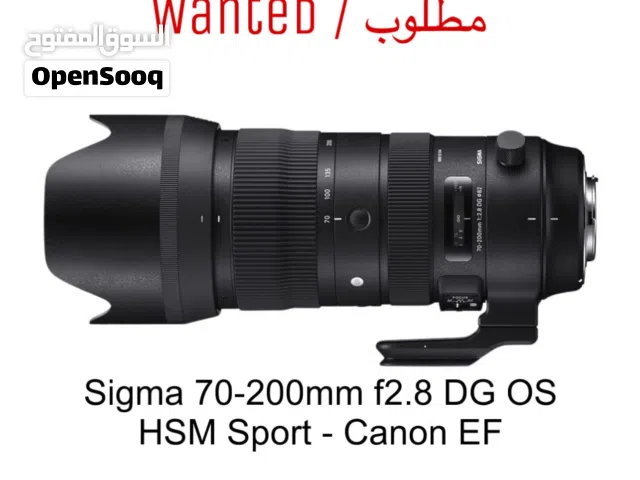 مطلوب عدسة Sigma 70-200mm f2.8 DG OS HSM Sport - Canon EF