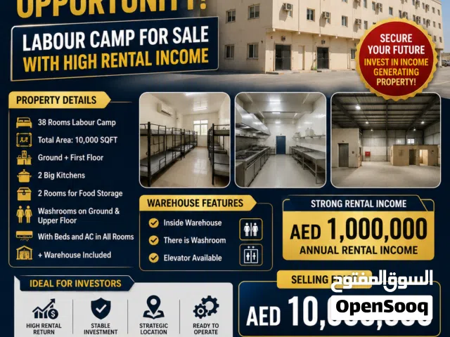 GOLDEN INVESTMENT OPPORTUNITY – LABOUR CAMP FOR SALE WITH 1MILLION RENTAL INCOME