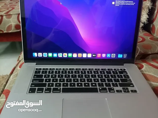 macOS monterey 15 inch بحالة الوكالة