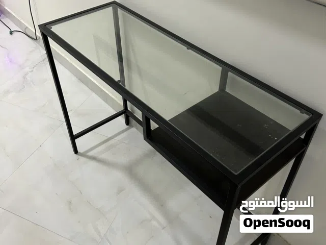 طاولة دراسة زجاج