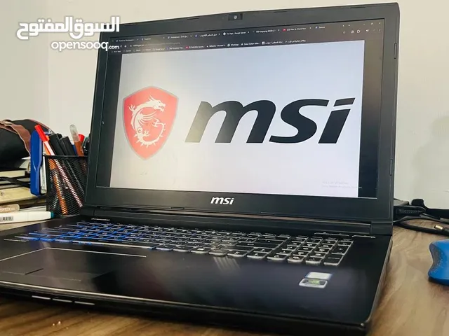 MSI workstation Laptop