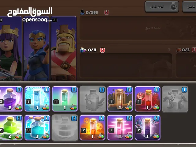 حساب كلاش اوف كلانس للبيع