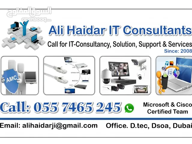 Professional IT Services Ali Haidar IT Consultants – Dubai