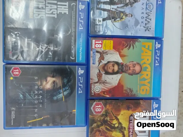 ps4 games bundle of 5 Sony corporation. doom eternal  far cry 6  god of war Ragnarok  last of us rem