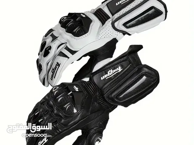 SAFETY GLOVES FOR MOTORCYCLE-ADVANCED CARBON FIBER ENHANCEMENT,DURABLE PU LEATHER