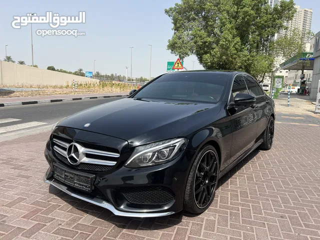 Mercedes C200, AMG, GCC Space, Low Millage, 4 Cylinder, Full Options.