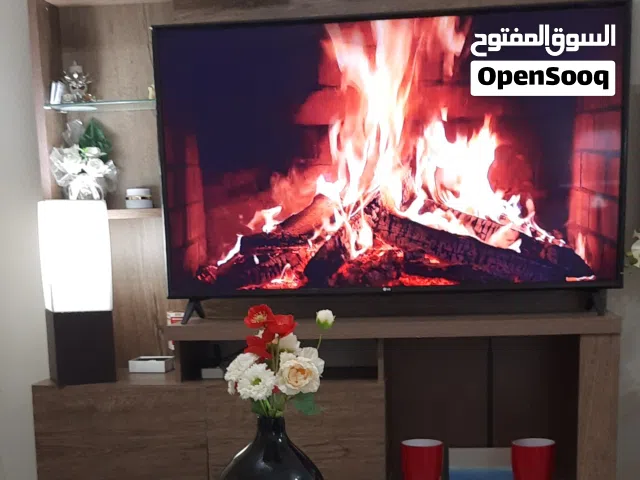 Wooden large TV stand