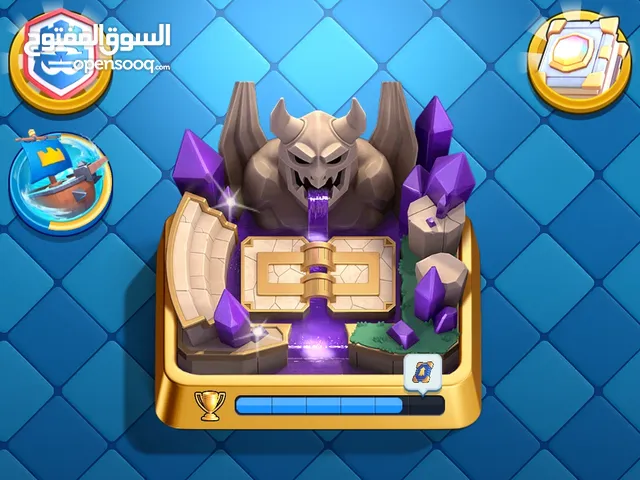 حساب كلاش رويال لفل 55 قديم من 2016 عدد الكوؤس 11000