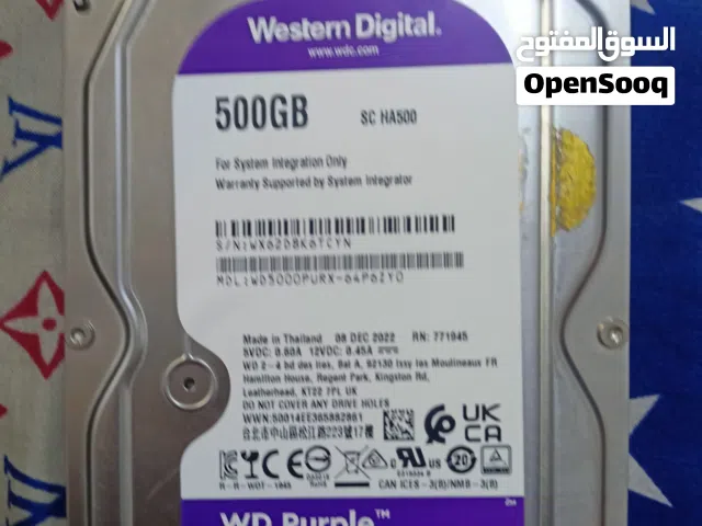 للبيع  هارد ميكانيكي (HDD) لون بنفسجي   500غيغا اقرا الوصف