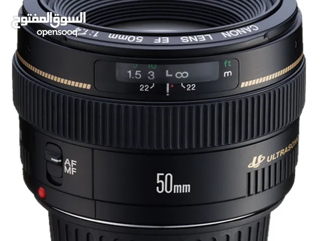 عدسة كانون الرهيبة 50mm فتحة عدسة 1:4