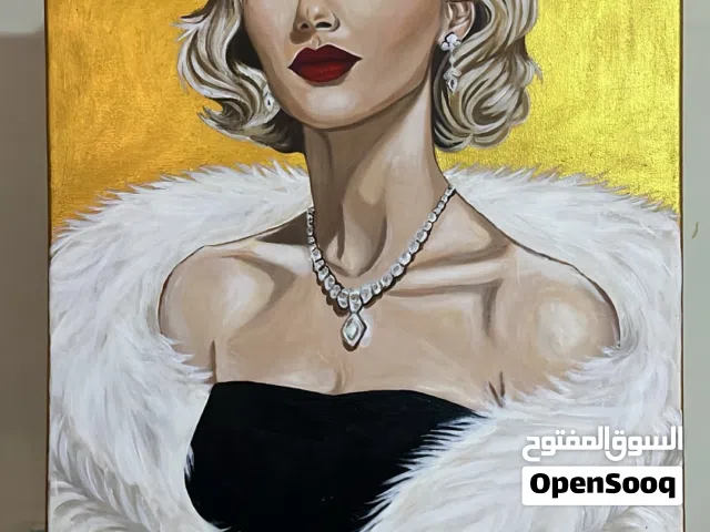 لوحة فنية سيدة الحفلة