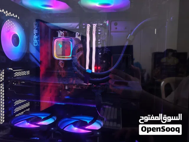 pc gaming ddr5 high end مع شاشتين