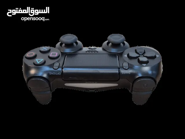 جوستك بلاستيشن 4 غير مستعمل بالون اسود مع ملحقاته كامله بدون نقص شي