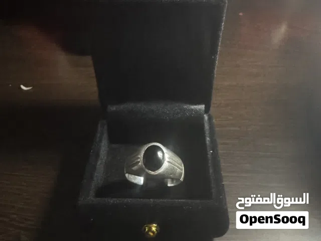 Men’s Silver Ring 5.19g - Black Stone  Monthly Installments