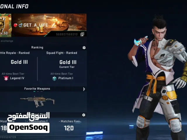 Free Fire Accounts and Characters for Sale in Muscat