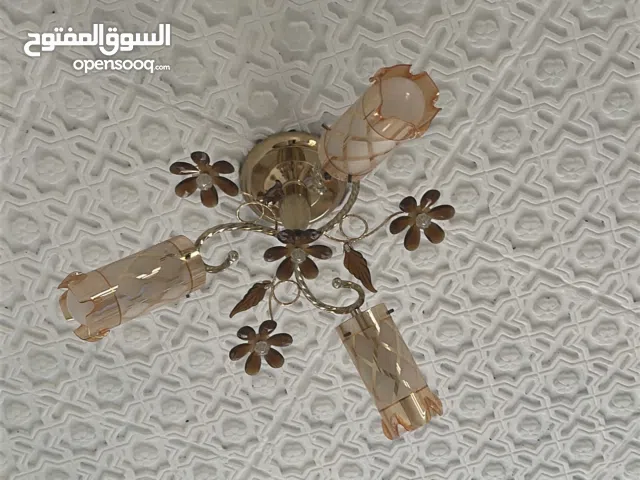 عدد 4 إضاءات سقف وعدد 1 ثريا كبيره