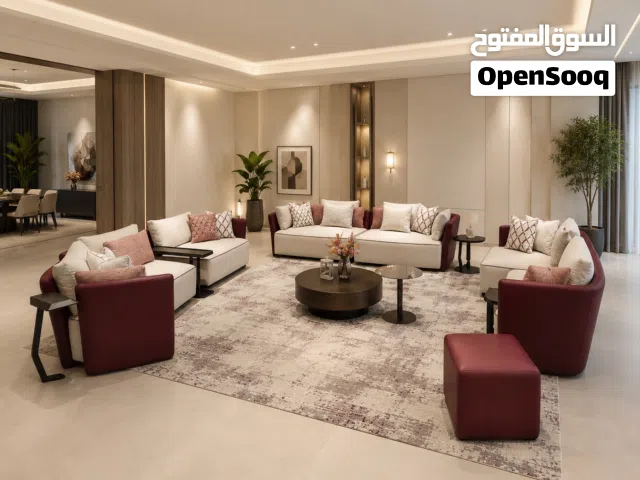 للبيع طقم جلسة مودرن فاخر بحالة ممتازة