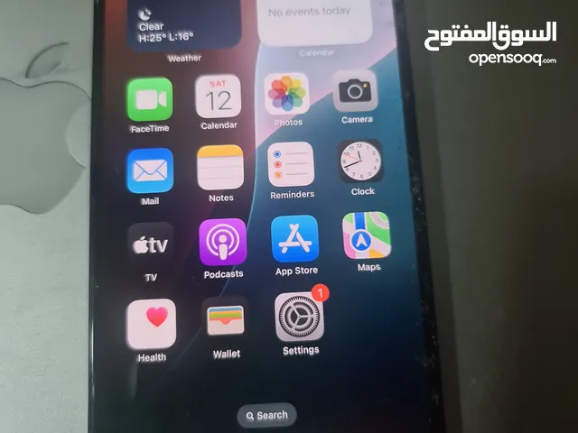 آيفون 15 بلص 128 كيكابايت شغال بصورة ممتازة رغم آثار الاستعمال على زجاج الشاشة بطارية 99%