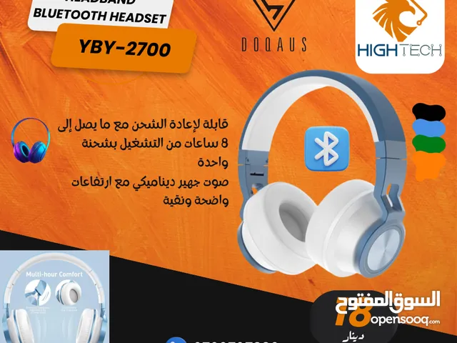 YIBOYI 2700 HEADBAND BLUETOOTH HEADSET- سماعة بلوتوث قابلة للشحن بتشغيل 8 ساعات