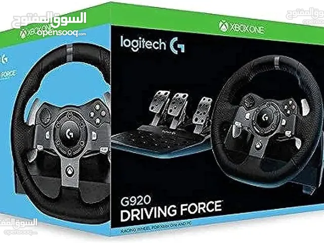 سكان لوجيتك Logitech G920 Driving Force Racing Wheel مع جير معدل كوستم +ادرينو ليباردو +ادابتر