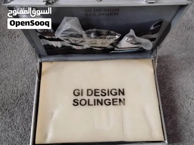 شنطة سكاكين سمسونايت ستانليستيل جديده مستوردة ألماني بالاختام ماركة GI Design Solingen مقاومة للصدأ