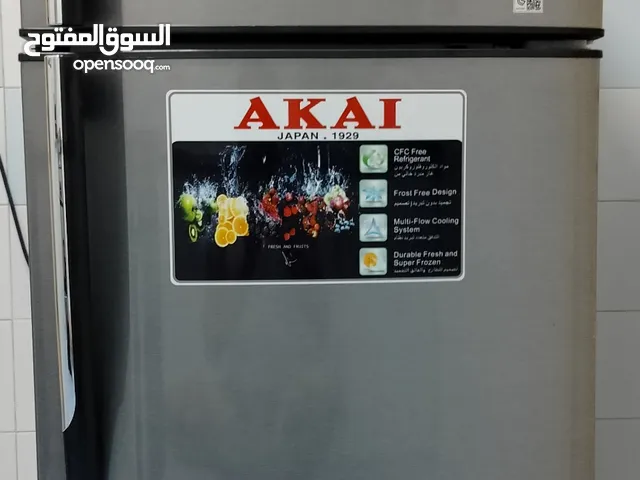 Akai Refrigerator, 211 Ltr Net Capacity. silver