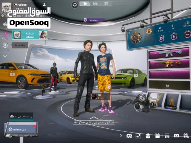 حساب ببجي متكامل للبيع بسعر مناسب