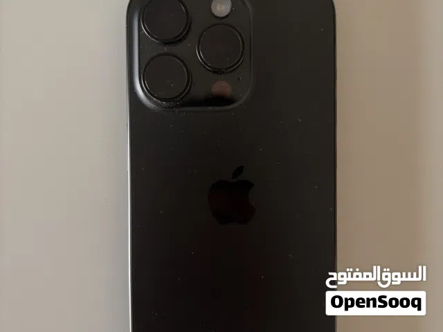 آيفون 15 برو مستعمل بحالة جيدة، قوة البطارية 88٪ مع 256 جيجابايت لون أسود
