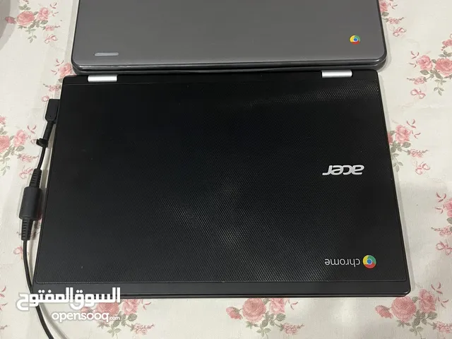 Acer and dell laptop Chromebook together combo
