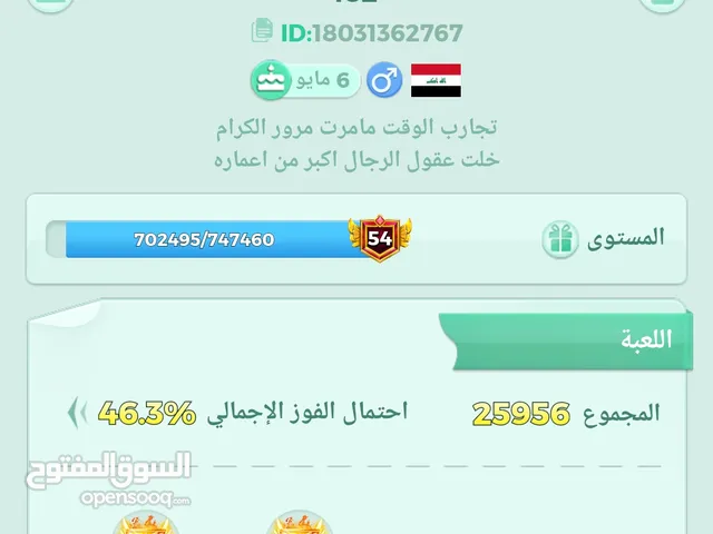 حساب لودو للبيع