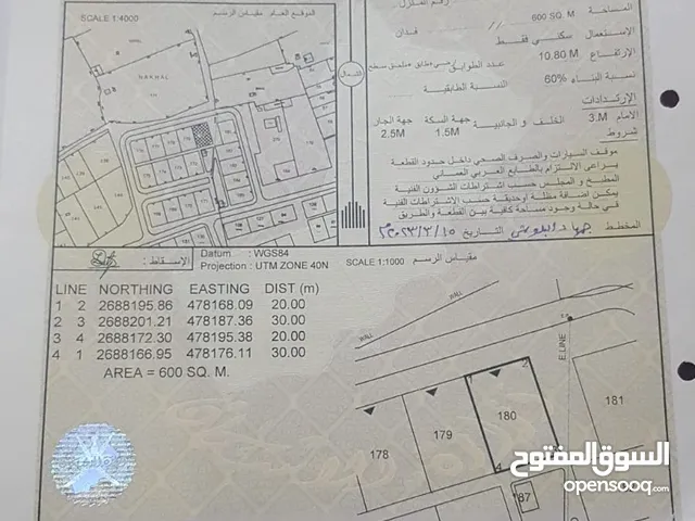 Residential Land for Sale in Al Batinah Sohar