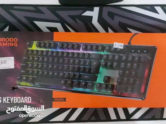 Porodo gaming Lucid keyboard LED كيبورد شبه جديد