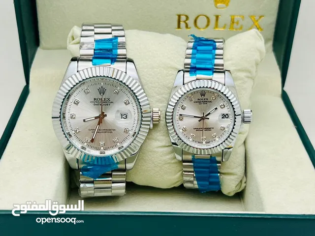 ساعات رولكس رجالي للبيع في أبو ظبي - ساعات ذكية : ساعات فضة