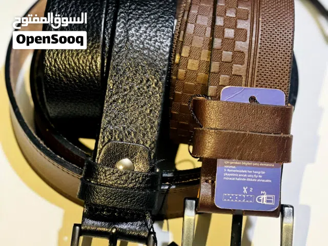 احزمة جلد طبيعي تركي أصلي مكفول بسعرمغري