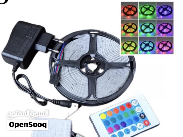 شريط أضواء LED ملون بطول 5 متر لاهاي الاصلية ريمونت تحكم كنترول لاصق