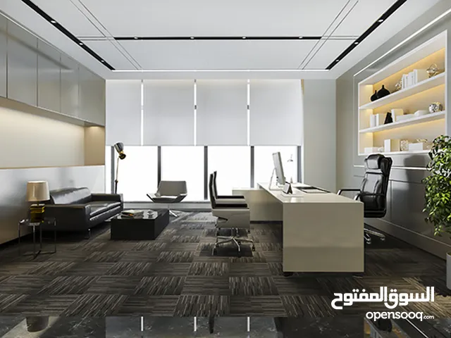 للايجار مكتب فخم  مساحة 235 متر ،  6 ارقام آلية ، For rent: Luxurious office space, 235 square mete