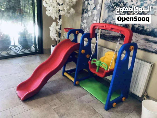 مرجوحة بلاستيكةً فخمة جدا مع سحسيلة مع كرة سلة 3 بواحد