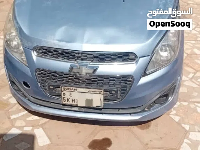 شفر اسبارك موديل 2014 قير اتوماتيك  مكنه فل تكييف شغال لون ازرق