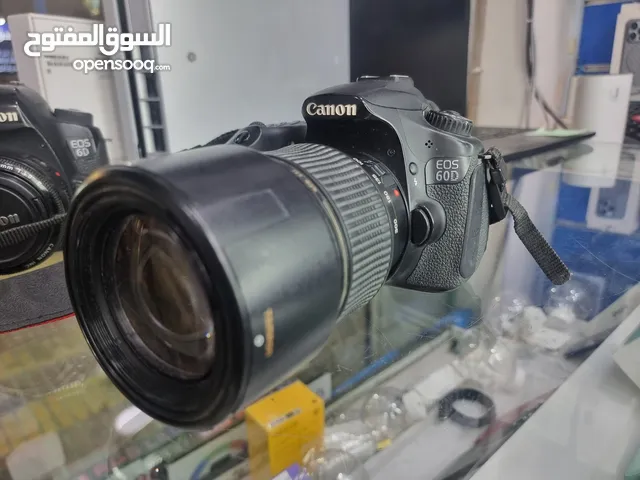 كاميرتين كانون للبيع 60d+6d