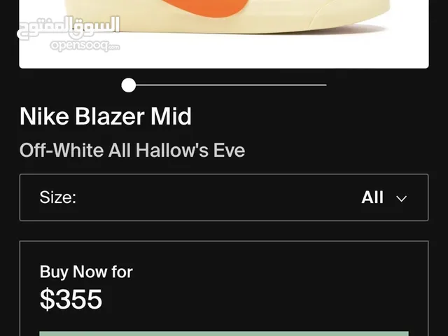 Nike blazer off white mid
