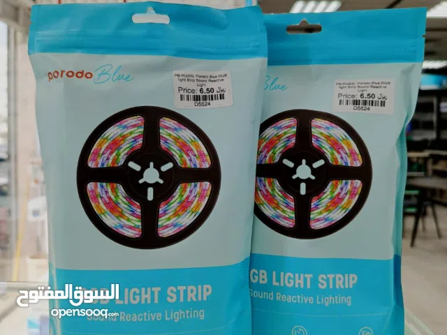 PORODO BLUE RGB LIGHT STRIP SOUND REACTIVE LIGHT