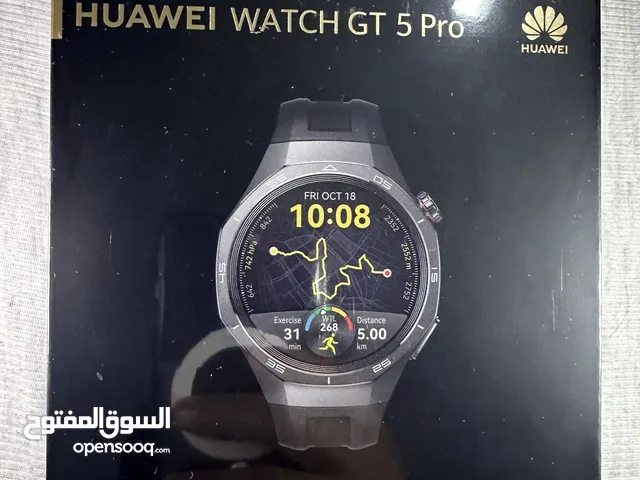 ساعة هواوي جي تي 5 برو جديدة بقراطيسها